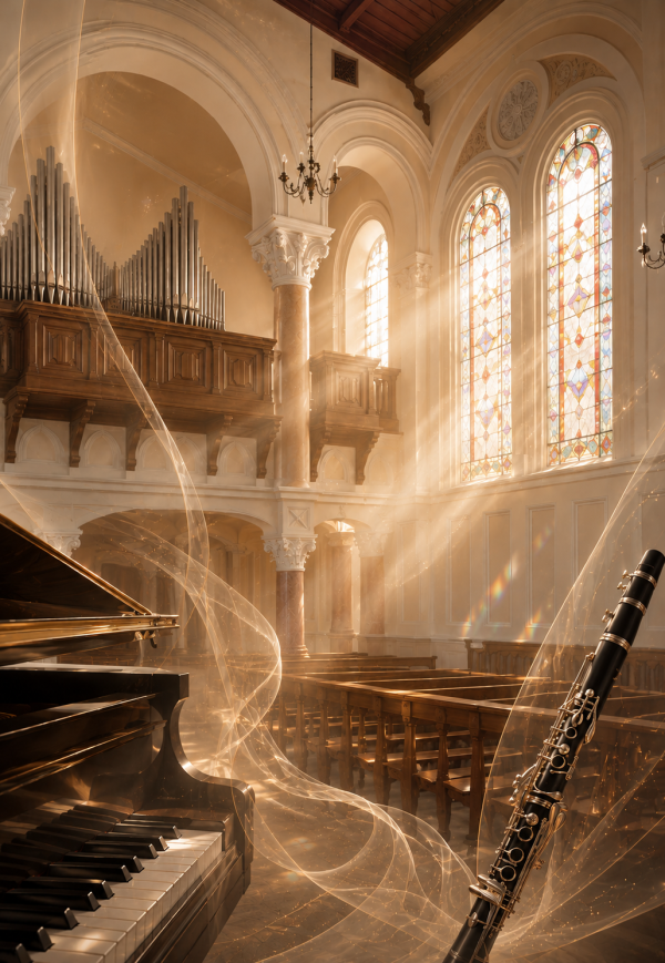 3: Organ, Piano & Clarinet