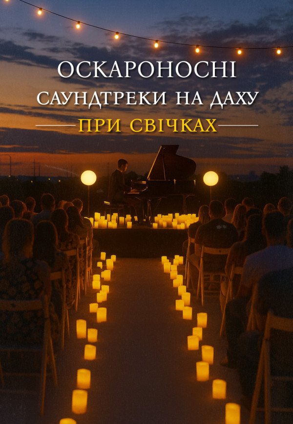Оскароносні саундтреки в затишному дворику при свічках 