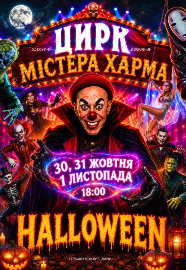 HALLOWEEN "Цирк містера Харма"